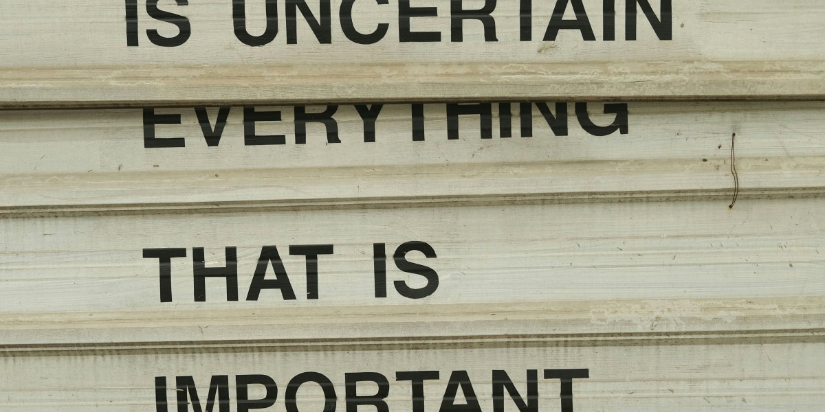 The Plague of an Uncertain Future