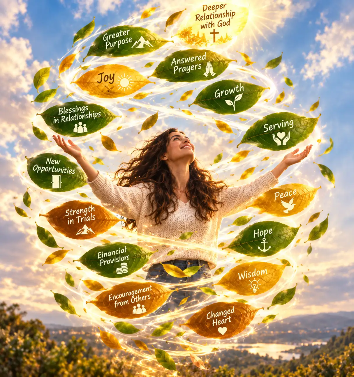 Blessing in, Blessing out and upward...