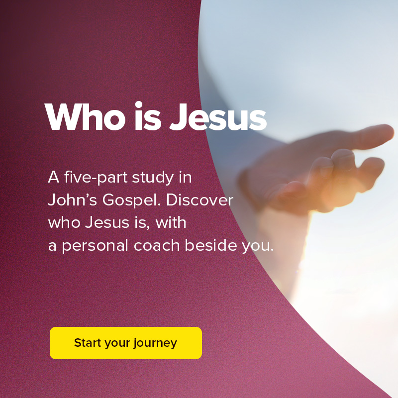Who is Jesus, part 1: Jesus, the Son of God. Rediscover Jesus through the unique perspective of the Gospel of John 1:1–2:11. Start your journey.